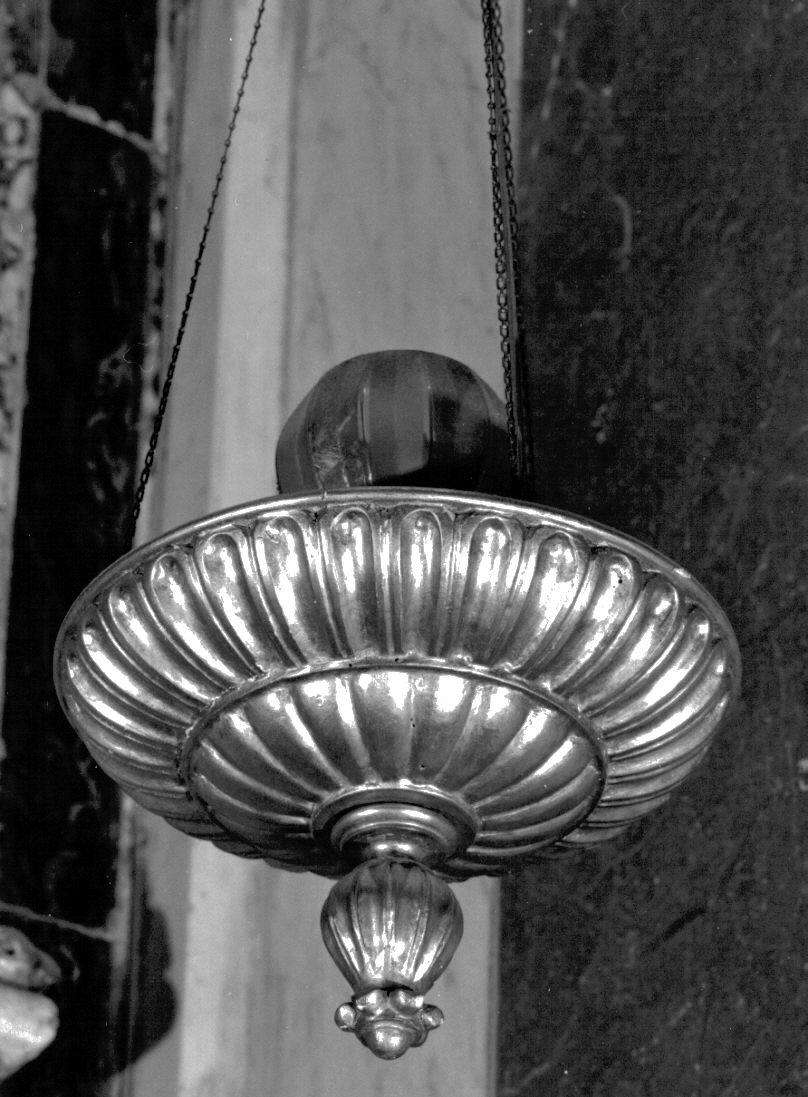 lampadario da chiesa, serie - bottega ligure (sec. XX)
