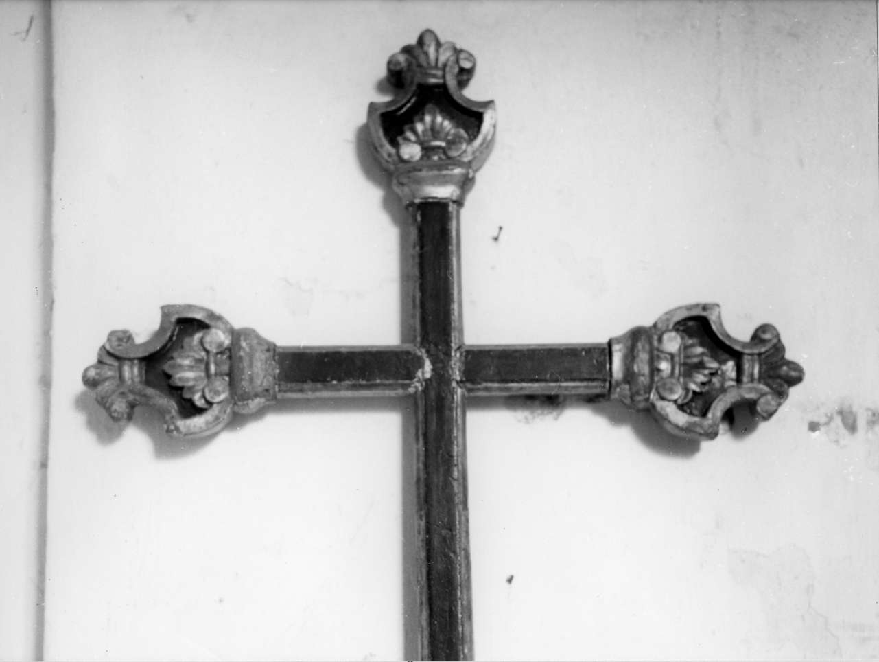 croce processionale, opera isolata - bottega ligure (fine sec. XIX)