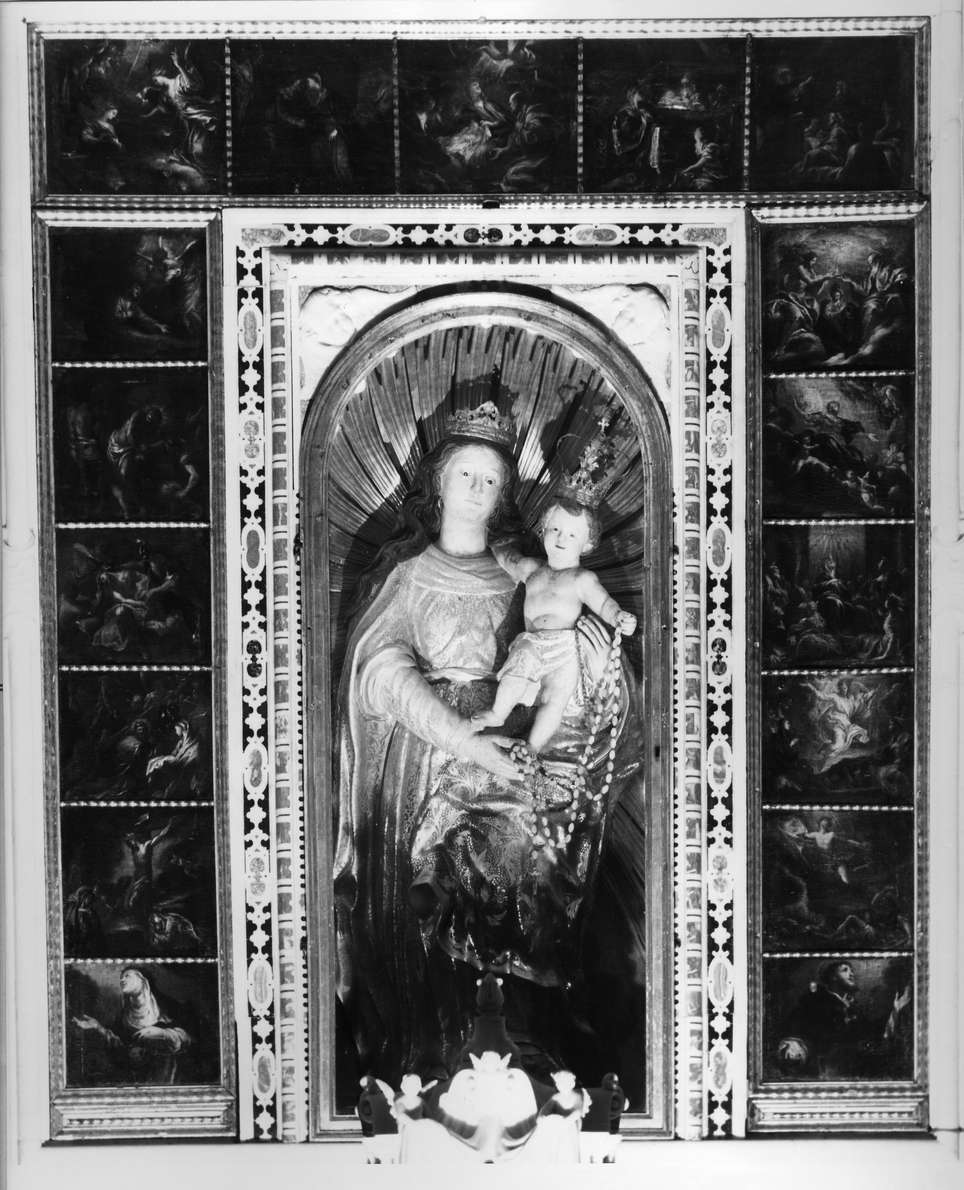 misteri del rosario (dipinto, insieme) di Piola Domenico (sec. XVII)