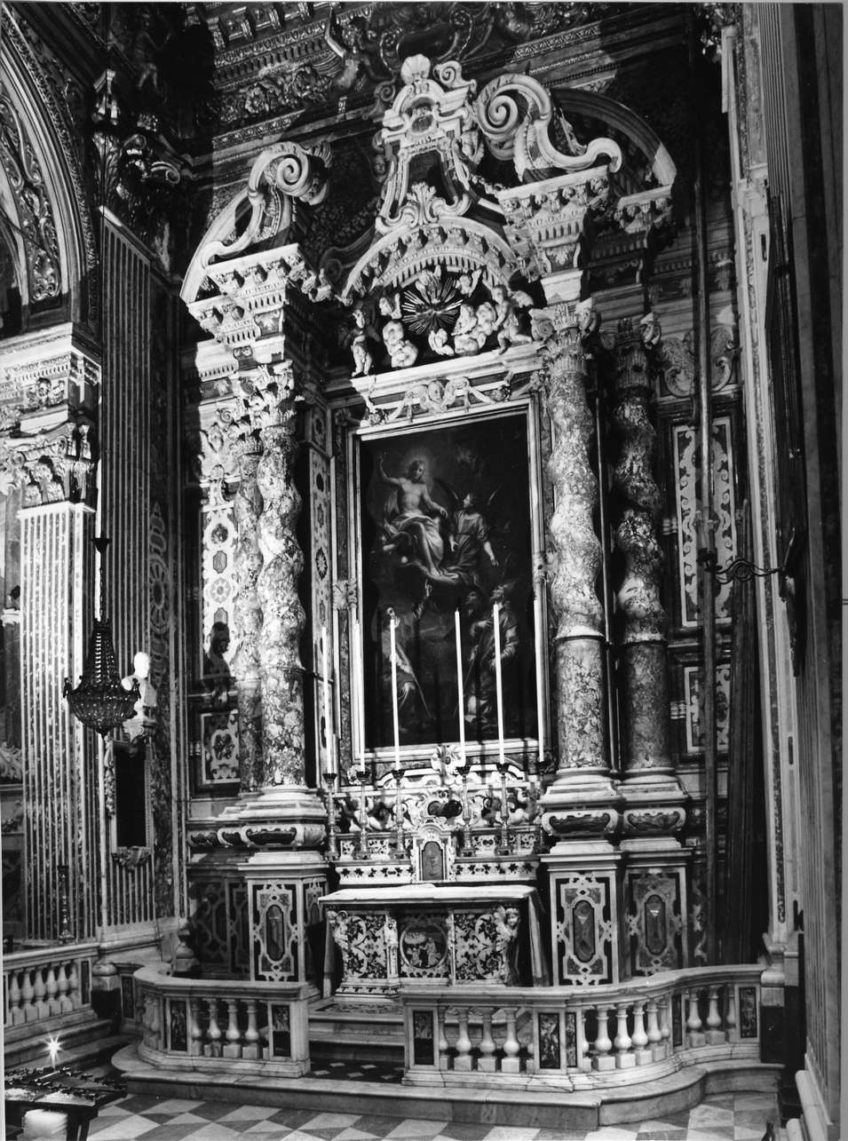 elementi decorativi (altare, insieme) - bottega ligure (ultimo quarto sec. XVII)
