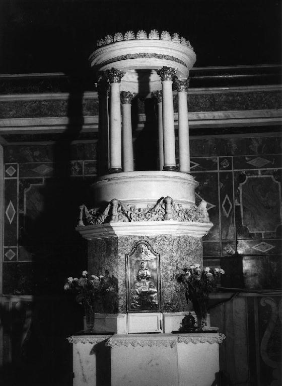 tabernacolo - a tempietto, opera isolata - bottega genovese (primo quarto sec. XIX)