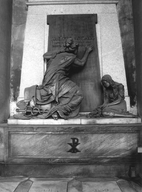 simboli della medicina (monumento funebre, opera isolata) di Valle Paolo Domenico (seconda metà sec. XIX)