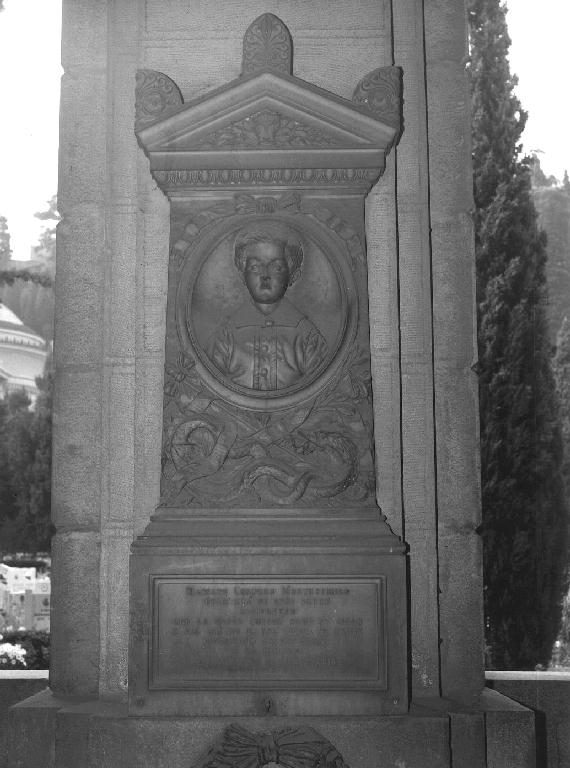 monumento funebre - a edicola, opera isolata di Carli Domenico (sec. XIX)