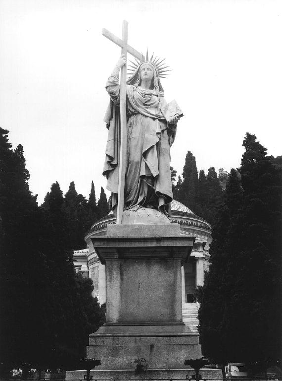 figura allegorica femminile (monumento funebre, opera isolata) di Varni Santo (ultimo quarto sec. XIX)