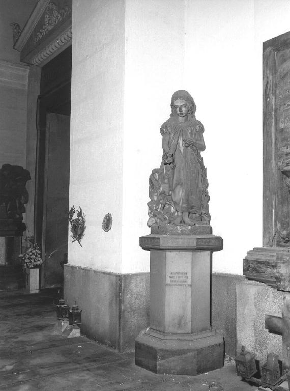 bambina (monumento funebre, opera isolata) di Villa Giovanni Battista (sec. XIX)