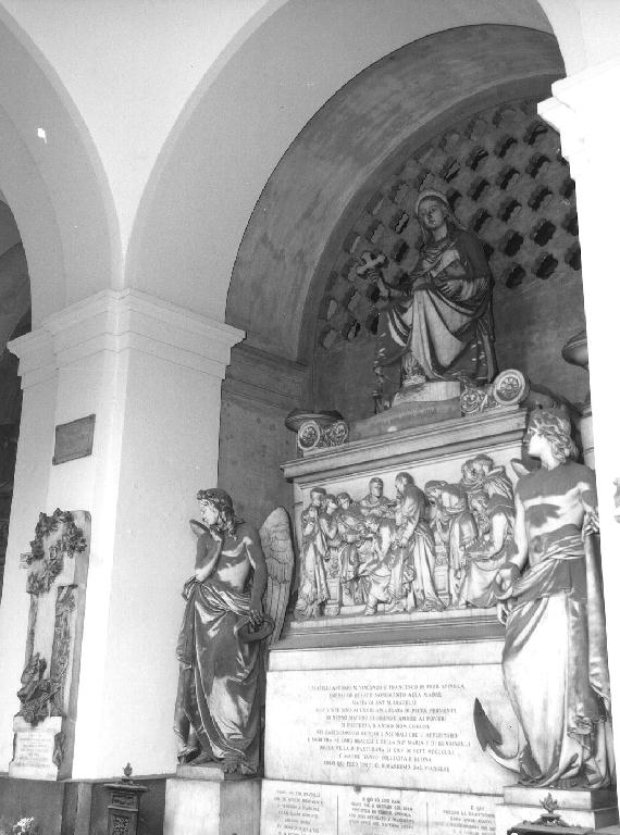 ALLEGORIA DELLA RELIGIONE?, figura allegorica femminile (monumento funebre, opera isolata) di Varni Santo (sec. XIX)