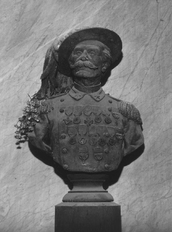 MAGGIORE NORIS GIOBATTA (busto, opera isolata) di Beltrami Luigi (sec. XIX)