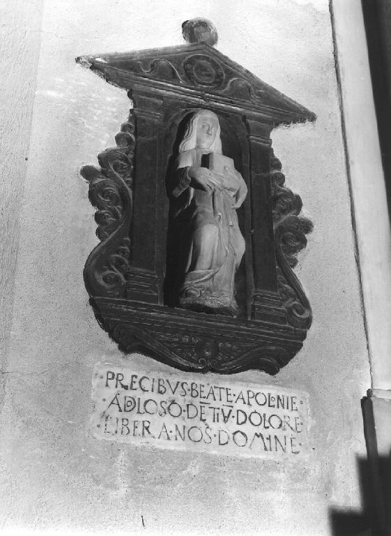 SANT'APOLLONIA (statua, opera isolata) - ambito ligure (fine sec. XV)