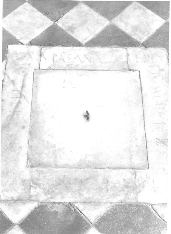 lastra tombale, opera isolata - ambito ligure (sec. XVI)