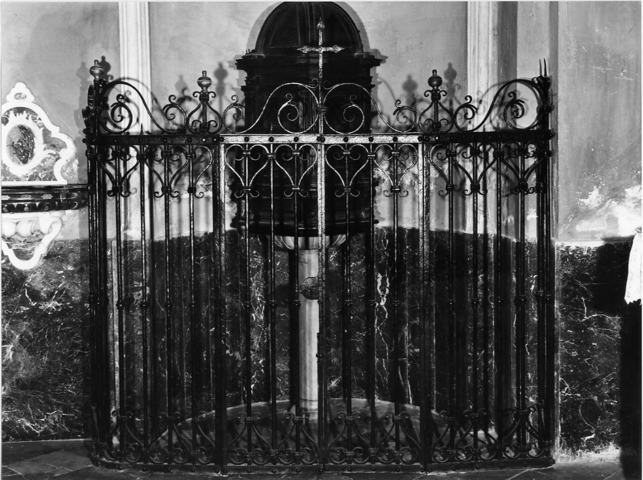 cancello, opera isolata - bottega italiana (sec. XIX)