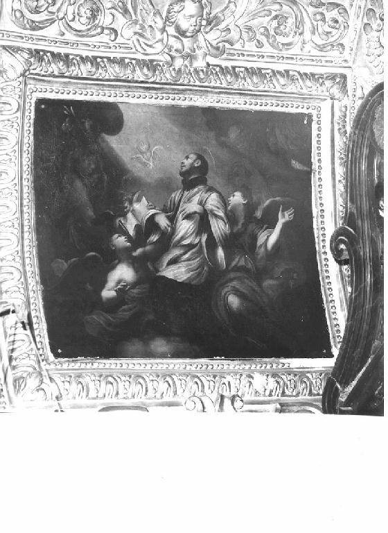 estasi di San Gaetano Thiene (dipinto, elemento d'insieme) di Piola Domenico (attribuito) (sec. XVII)
