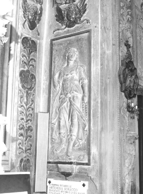 Santa Lucia (rilievo) di Sparzo Marcello (attribuito) (inizio sec. XVII)