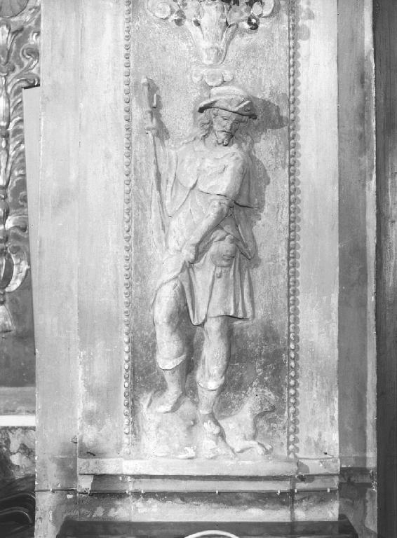 San Rocco (rilievo) di Sparzo Marcello (attribuito) (inizio sec. XVII)