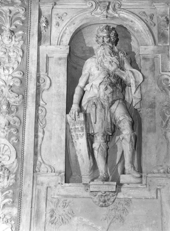 Mosè (statua) di Sparzo Marcello (attribuito) (inizio sec. XVII)