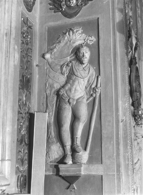 San Maurizio (rilievo) di Sparzo Marcello (attribuito) (inizio sec. XVII)