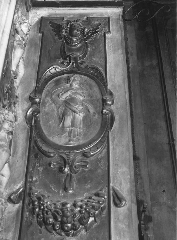 Santa (rilievo) di Sparzo Marcello (attribuito) (inizio sec. XVII)