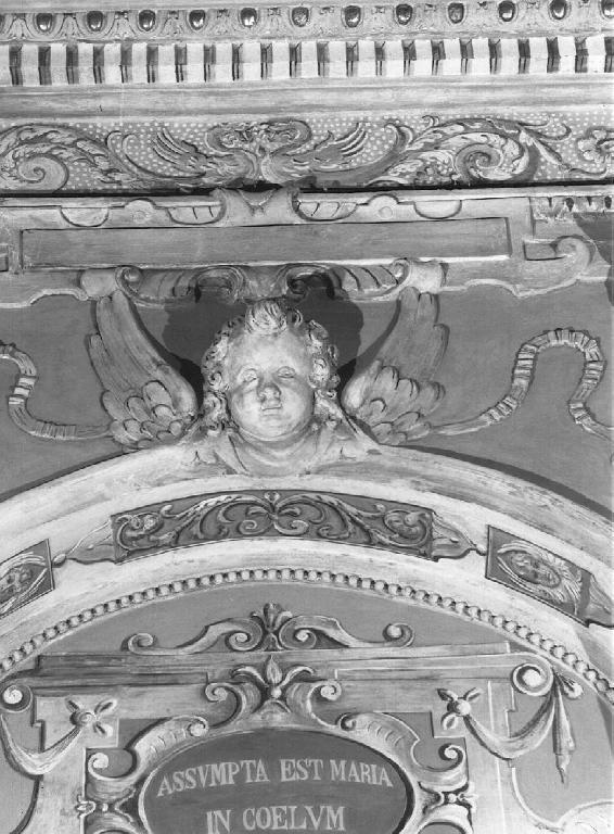 cherubino (rilievo) di Sparzo Marcello (attribuito) (inizio sec. XVII)