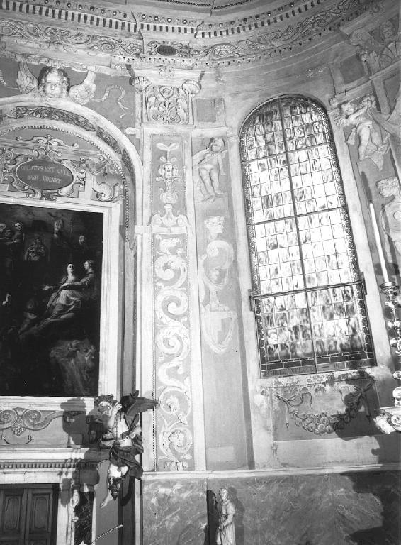 motivi decorativi a candelabra (decorazione plastica) di Sparzo Marcello (attribuito) (inizio sec. XVII)