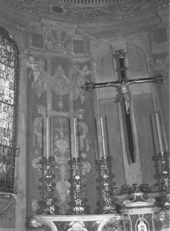 testa di Cristo (decorazione plastica) di Sparzo Marcello (attribuito) (inizio sec. XVII)