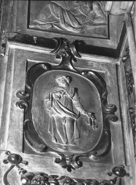 San Pietro (rilievo) di Sparzo Marcello (attribuito) (inizio sec. XVII)