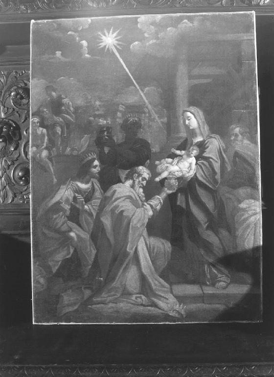 adorazione dei Re Magi (dipinto) - ambito ligure (sec. XVII)