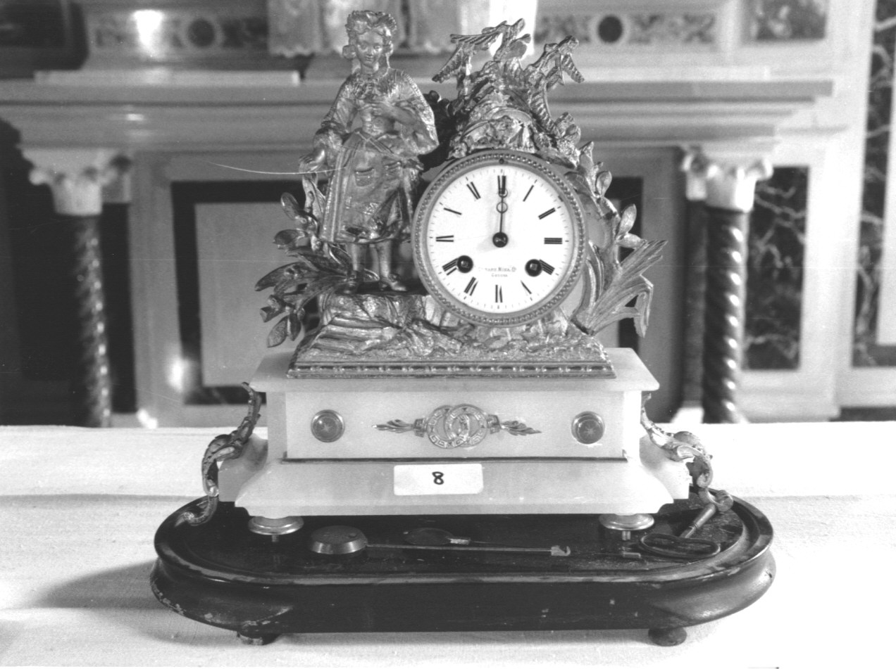 orologio - da tavolo, opera isolata di Mina Cesare (ultimo quarto sec. XIX)