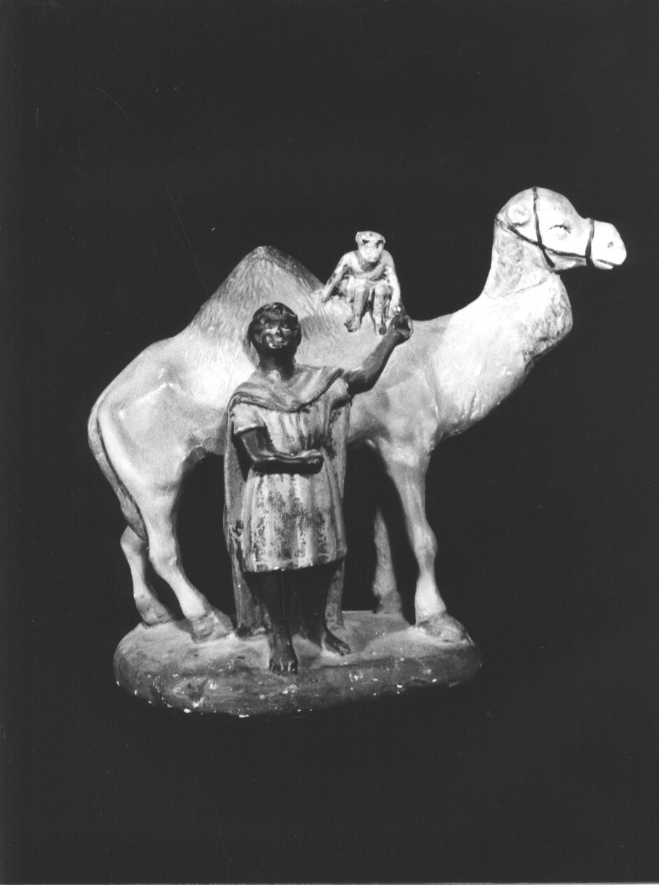figura maschile (statua da presepio, elemento d'insieme) - PRODUZIONE LIGURE (secondo quarto sec. XX)