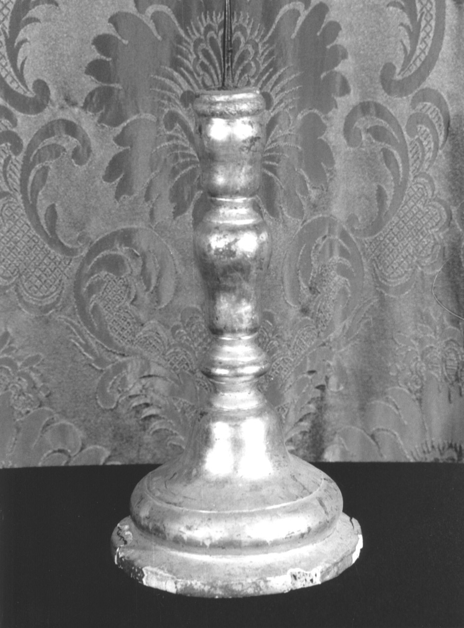 candeliere d'altare - PRODUZIONE LIGURE (sec. XIX)
