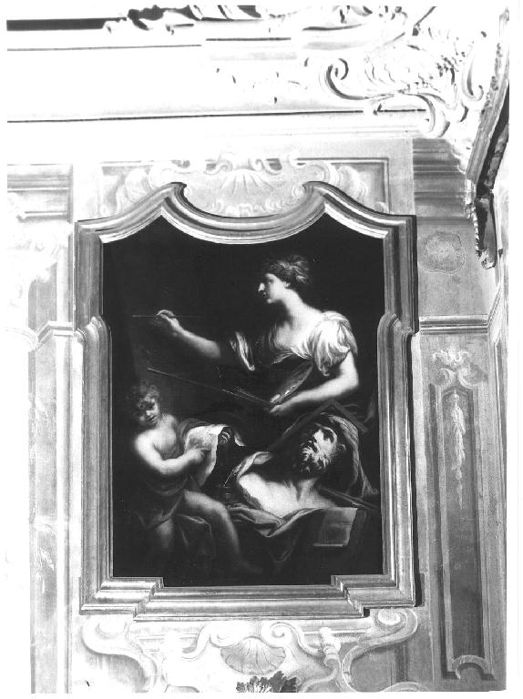 ALLEGORIA DELLA PITTURA (dipinto, opera isolata) di Piola Domenico (seconda metà sec. XVII)