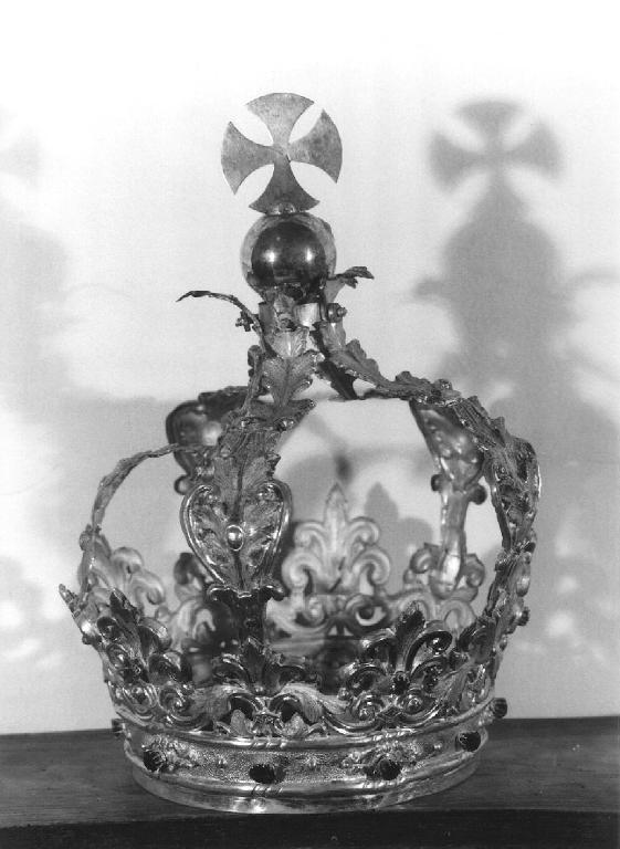 corona da statua, opera isolata - manifattura genovese (terzo quarto sec. XIX)