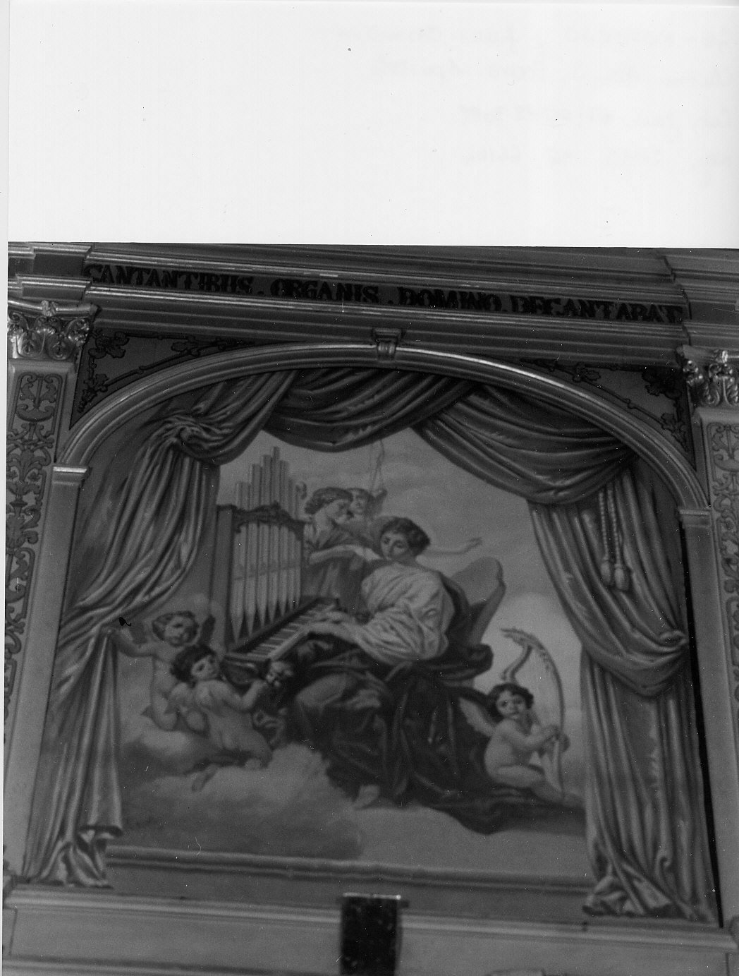 Santa Cecilia (anta d'organo, opera isolata) di Gambini Rodolfo (sec. XX)