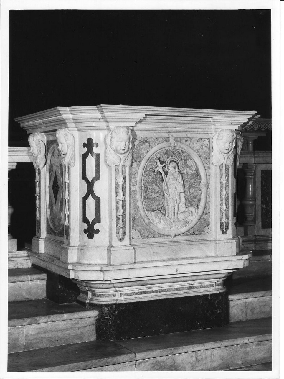 San Giovanni Battista (ambone, opera isolata) - bottega ligure (sec. XIX)
