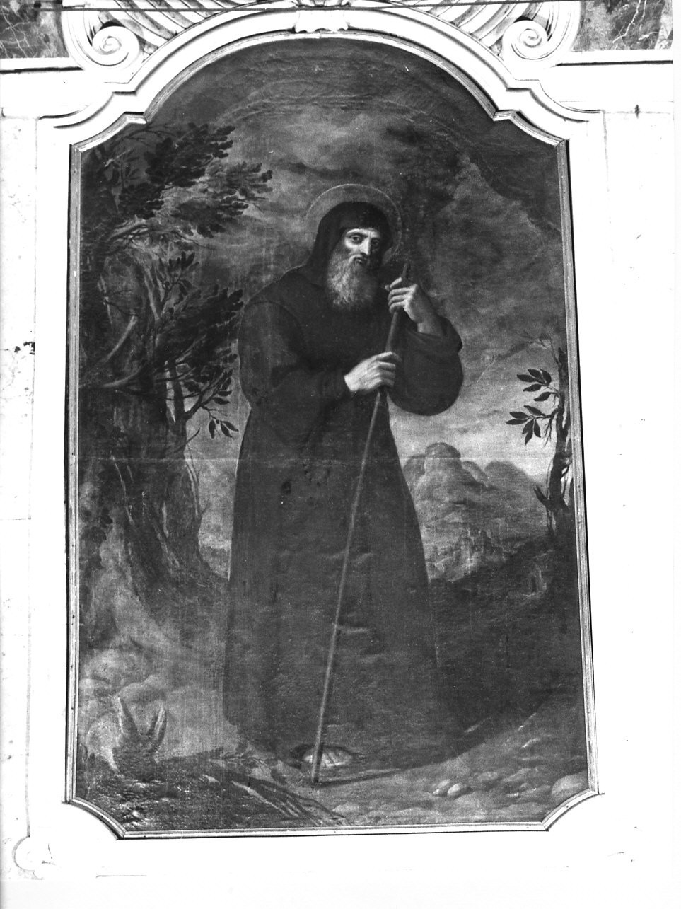 San Francesco di Paola (dipinto, opera isolata) di Casone Giovanni Battista (sec. XVII)