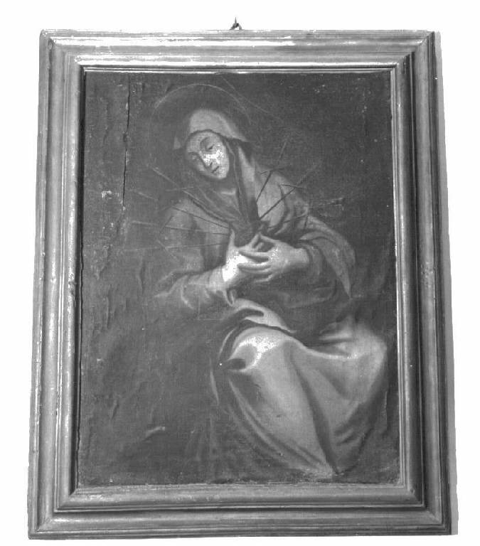 Madonna Addolorata (dipinto, opera isolata) - ambito ligure (sec. XVIII)