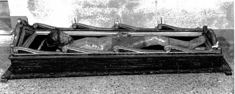 Cristo morto (statua, insieme) - bottega italiana (sec. XIX)