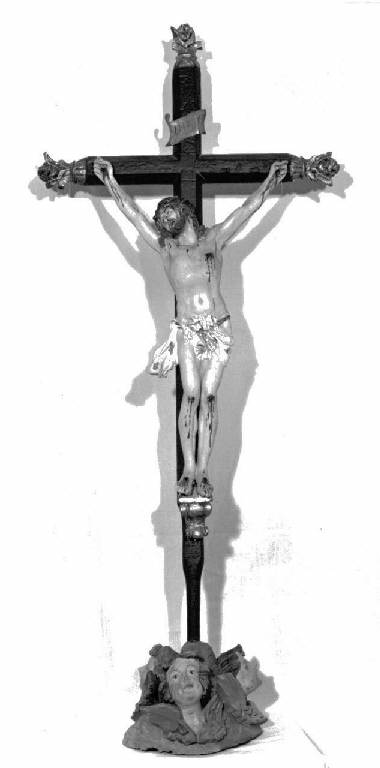 Cristo crocifisso (crocifisso, insieme) - bottega ligure (prima metà sec. XVII)