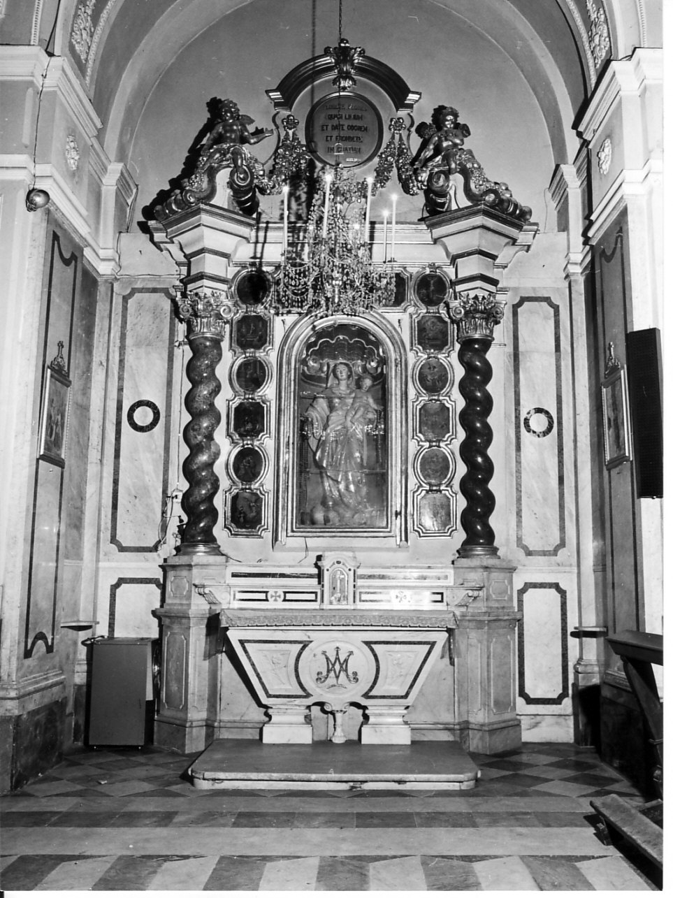 altare, elemento d'insieme - bottega ligure (sec. XVIII)