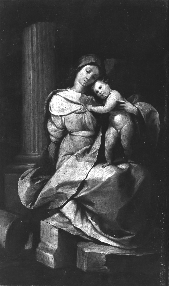 Madonna con Bambino - Dipinti (negativo) di Gasparini, Renato (prima metà XX)