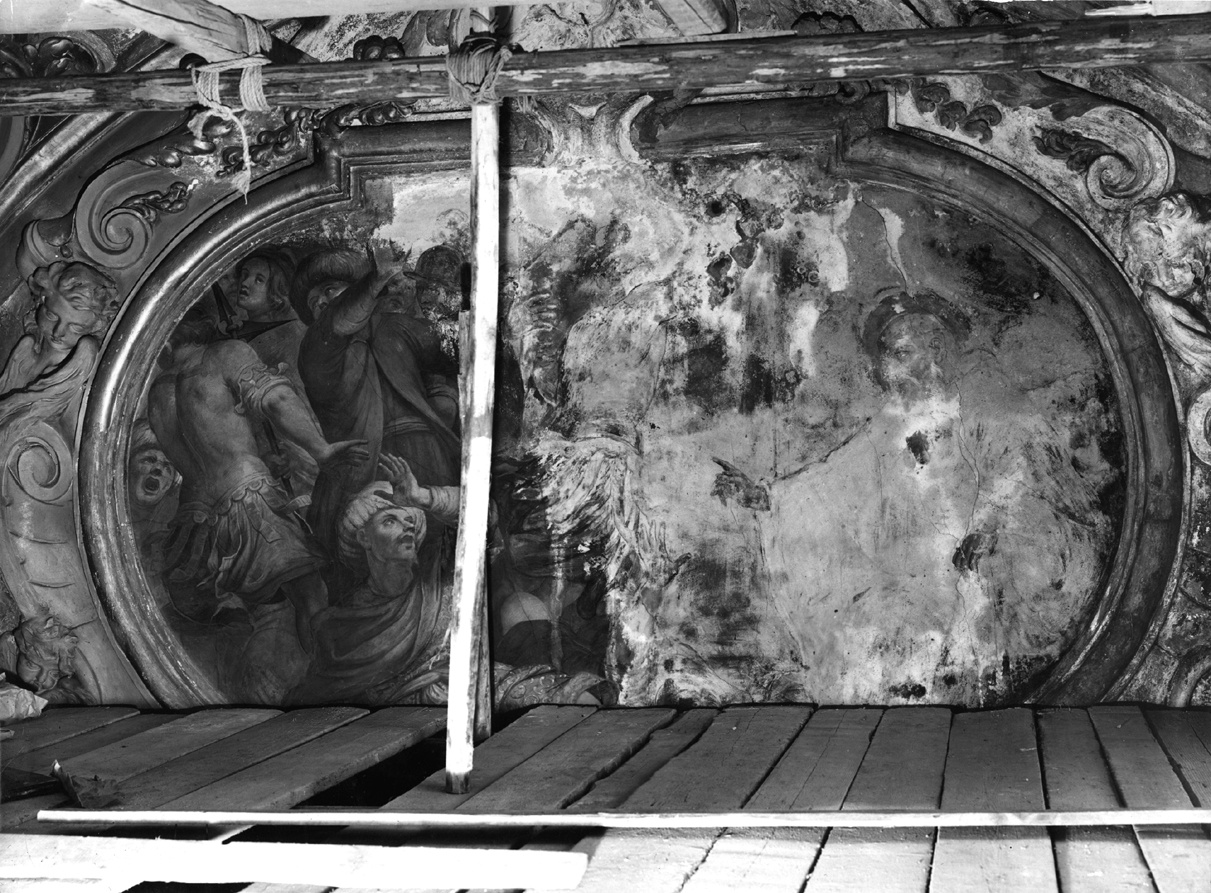 Decorazione a fresco - Affreschi (negativo) di Gasparini, Renato (metà XX)