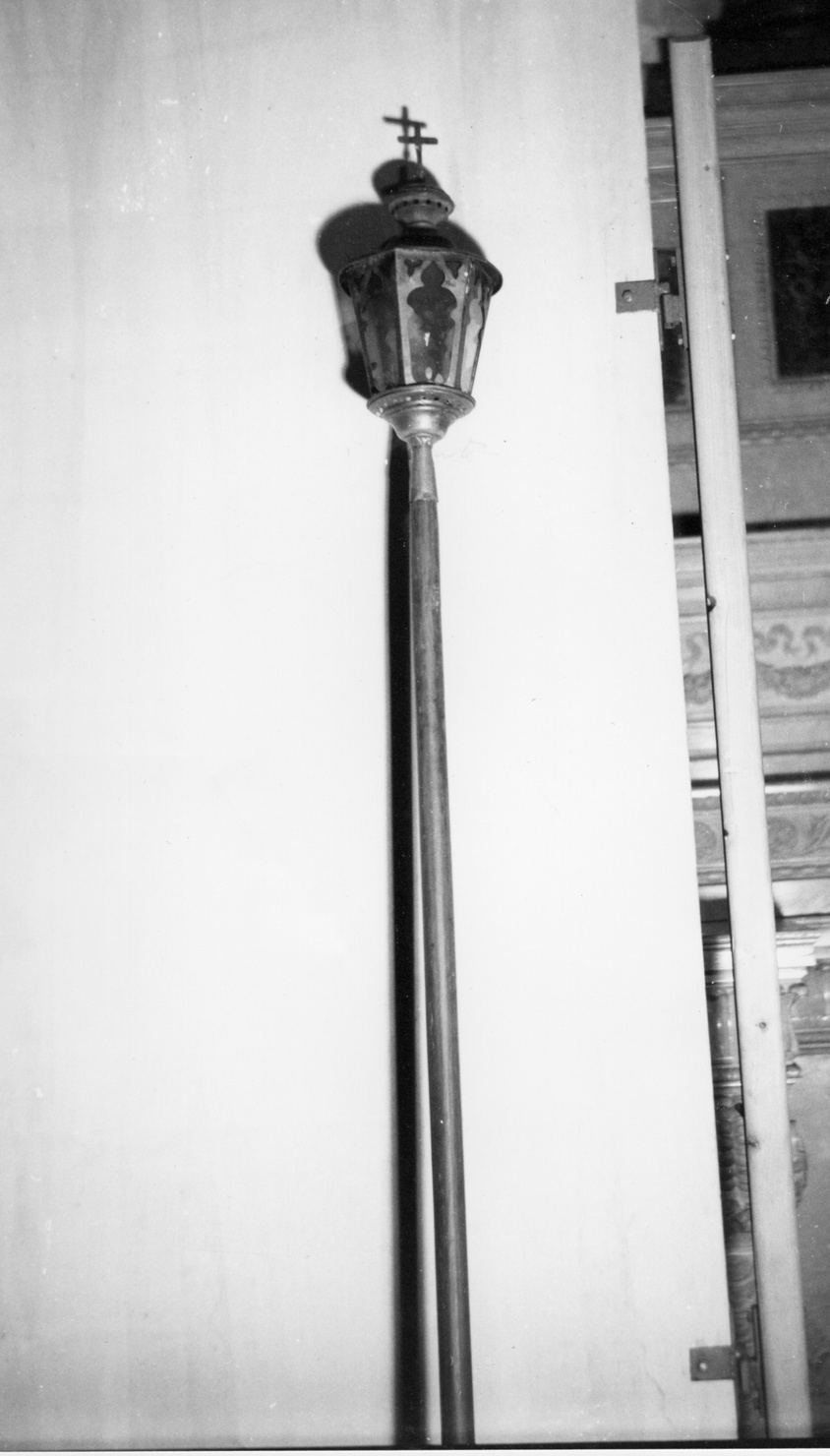 lanterna processionale, serie - bottega ligure (metà sec. XIX)