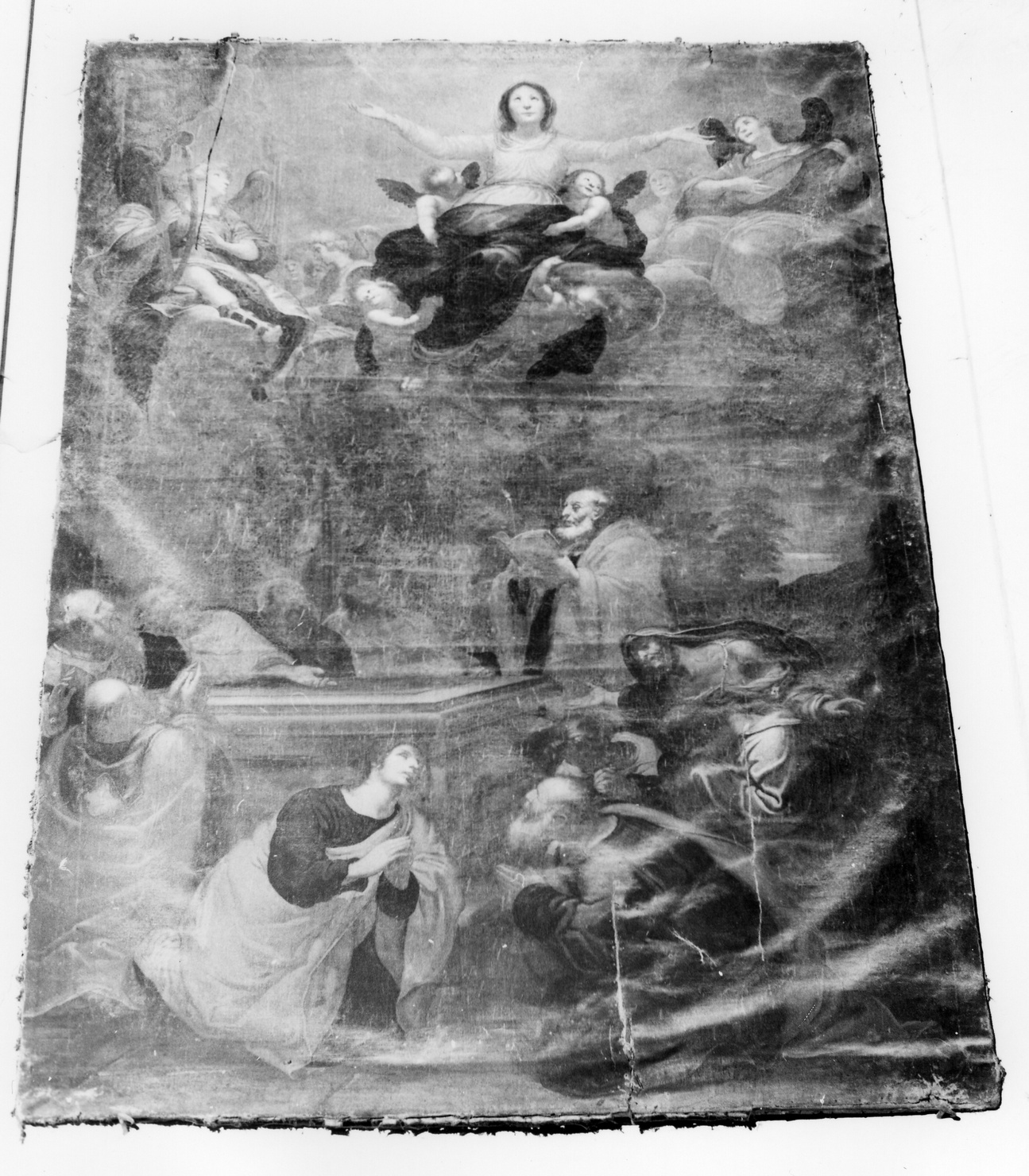 assunzione della Madonna (dipinto, opera isolata) - ambito italiano (?) (fine/inizio secc. XVIII/ XIX)