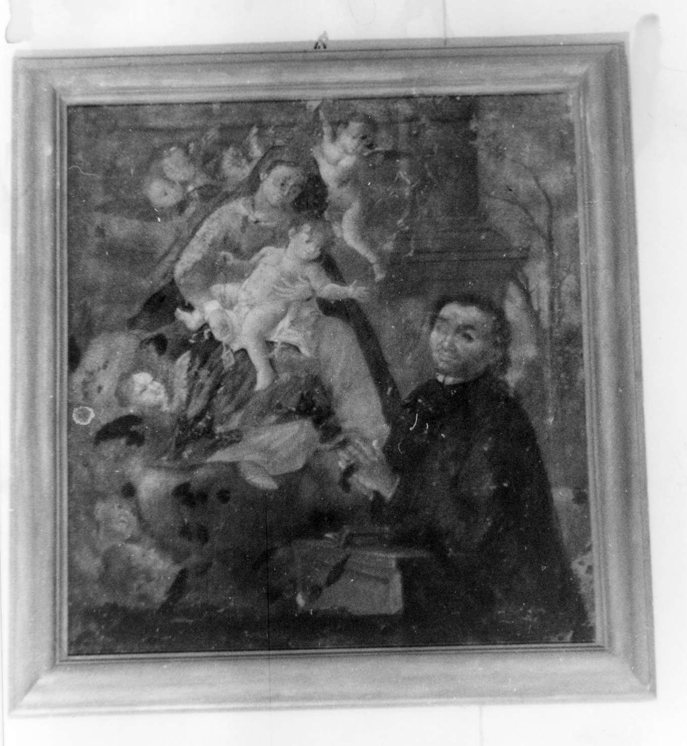 Madonna in trono (dipinto, opera isolata) - ambito ligure (fine sec. XIX)