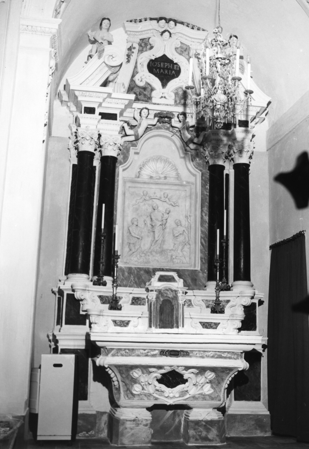 altare, opera isolata - ambito ligure (secondo quarto sec. XVIII)