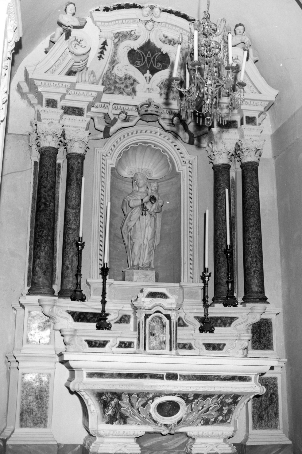 altare, opera isolata - ambito ligure (primo quarto sec. XVIII)