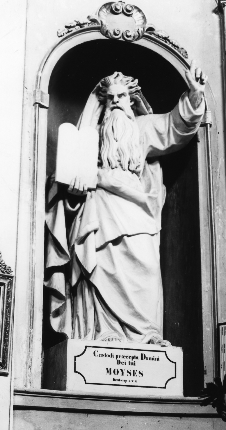 Mosè (statua, opera isolata) - bottega ligure (fine/inizio secc. XIX/ XX)