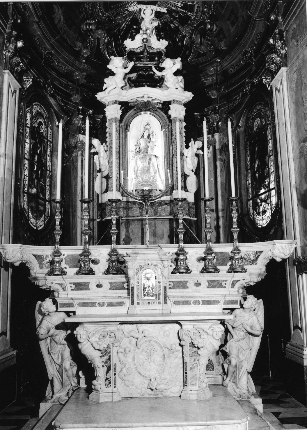 altare maggiore, opera isolata - bottega ligure (prima metà sec. XVIII)