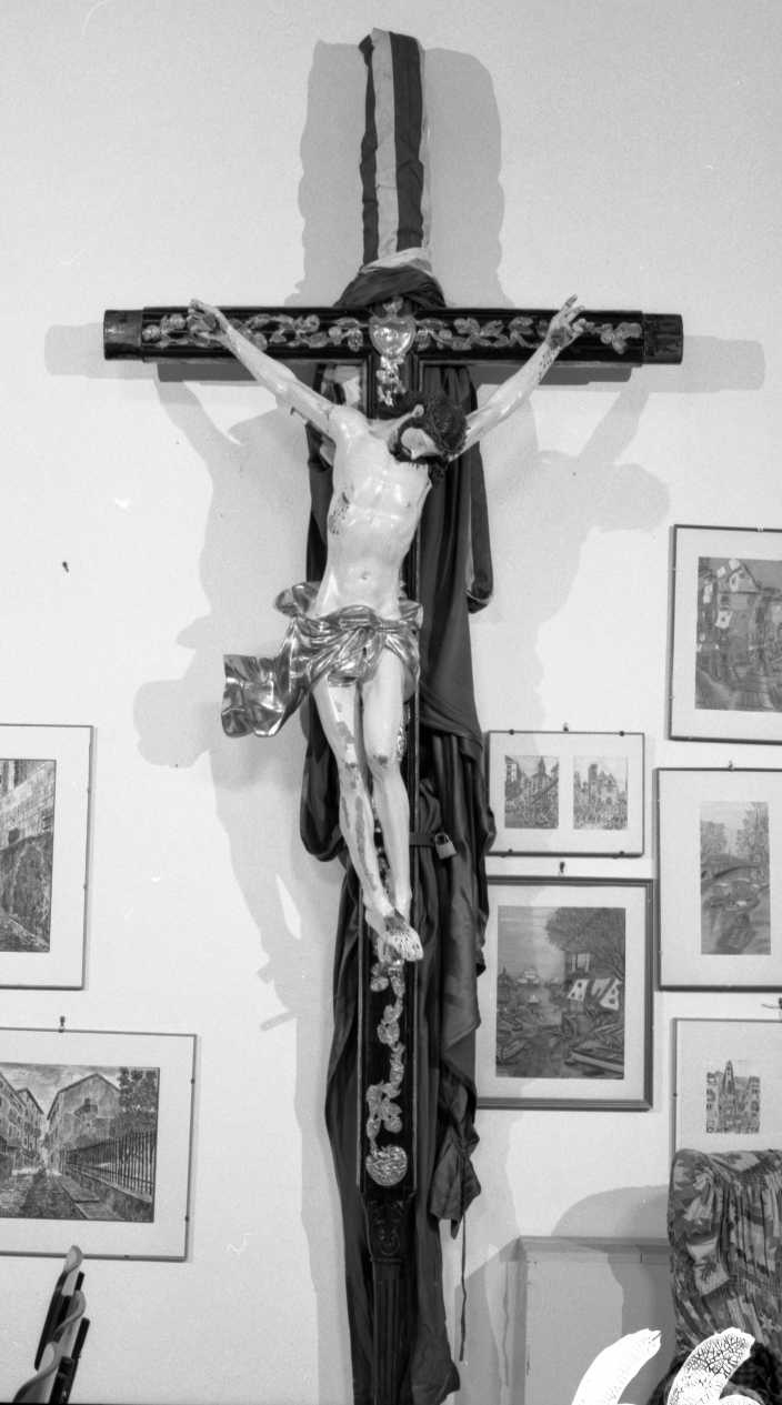 Cristo crocifisso (croce processionale, opera isolata) - ambito genovese (primo quarto sec. XIX)