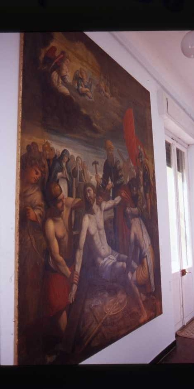 Cristo spogliato delle sue vesti (dipinto, opera isolata) di Barabino Simone (primo quarto sec. XVII)