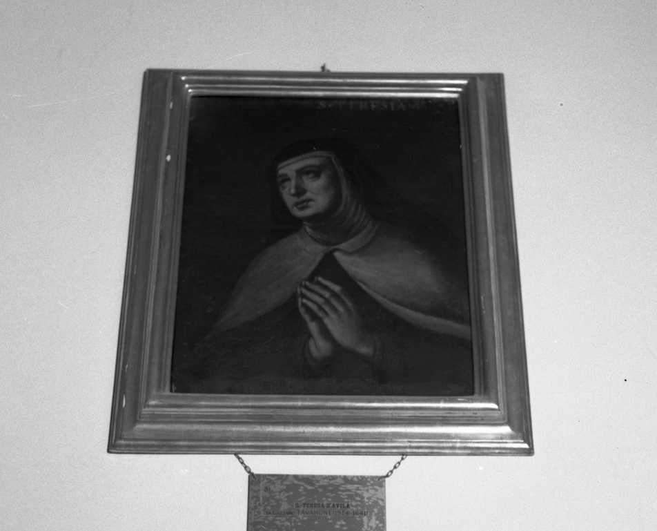 Santa Teresa d'Avila (dipinto, opera isolata) di Tavarone Lazzaro detto Bisaccione (attribuito) (ultimo quarto sec. XVII)