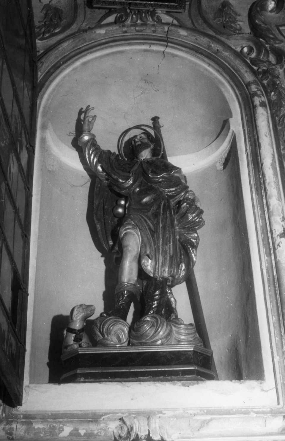 San Rocco (statua, opera isolata) - ambito ligure (terzo quarto sec. XVII)